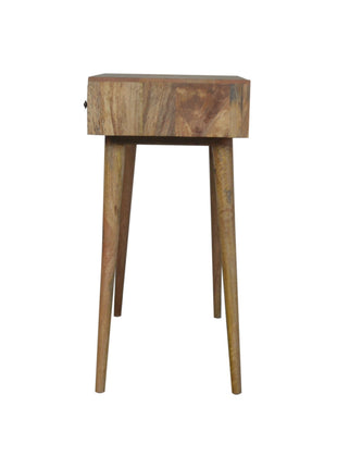 Line Carved Foldable Dressing Table