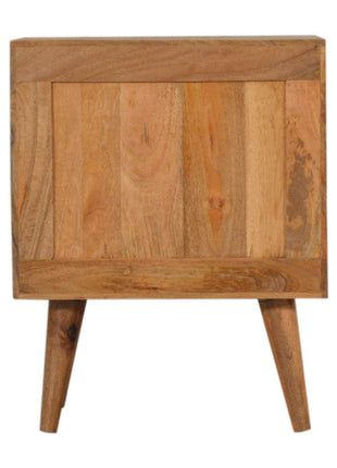 Navy Multi 3 Drawer Bedside