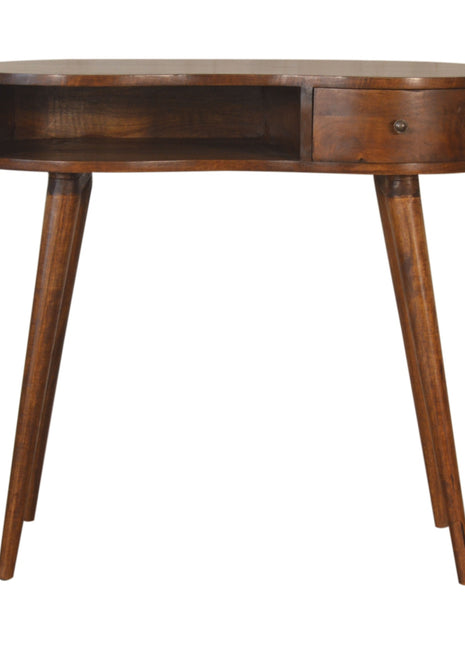 Chestnut Rounded Writing Desk