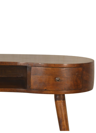 Chestnut Rounded Writing Desk