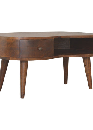 Chestnut Wave Coffee Table