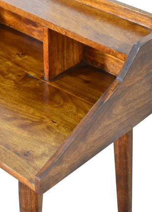 Chestnut Multi Drawer Writing Desk