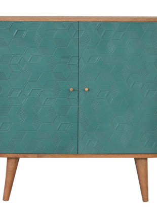 Acadia Teal Cabinet
