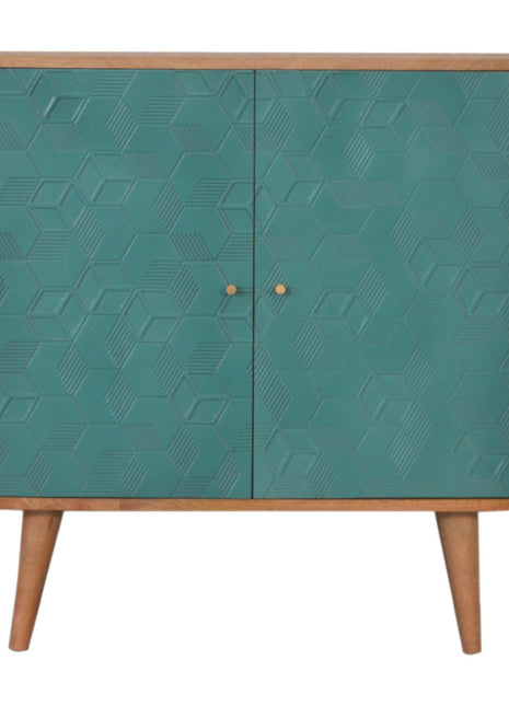 Acadia Teal Cabinet