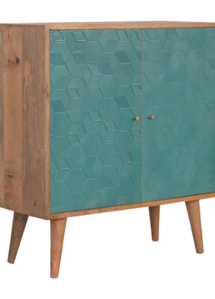 Acadia Teal Cabinet