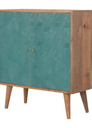 Acadia Teal Cabinet