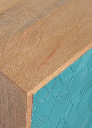 Acadia Teal Cabinet
