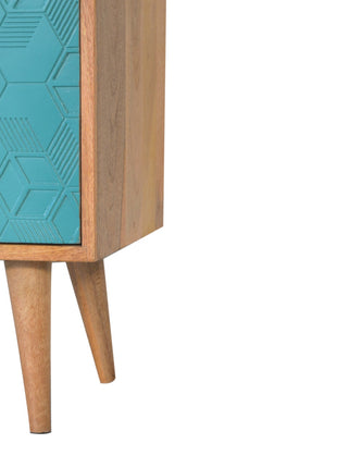 Acadia Teal Cabinet