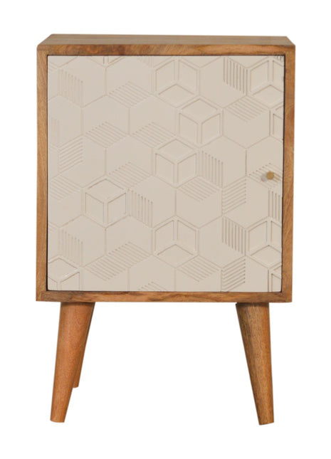 Acadia White Door Bedside