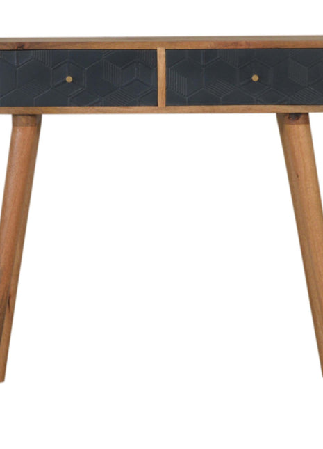 Acadia Black Console Table