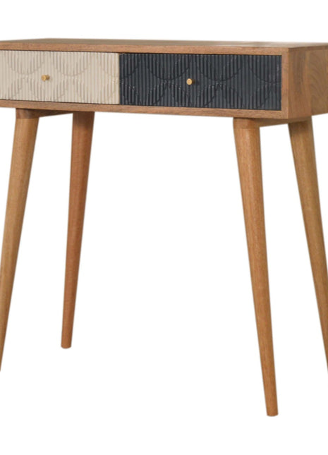 Milan Navy and White Console