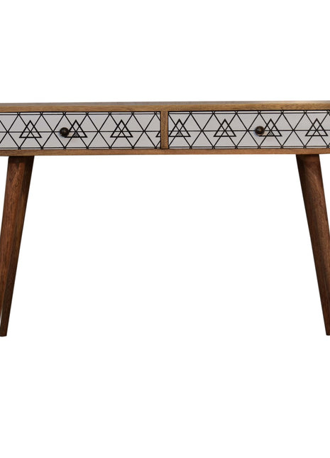 Triangular Long Console Table