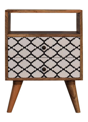 Stella Bedside with Open Slot