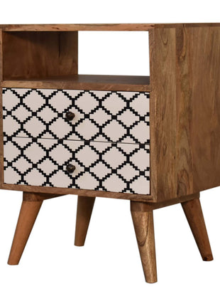 Stella Bedside with Open Slot