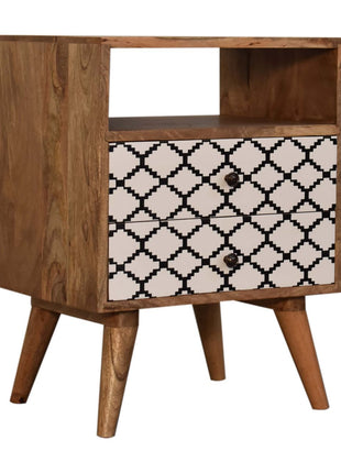Stella Bedside with Open Slot