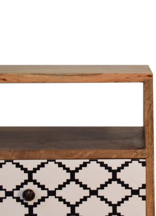Stella Bedside with Open Slot