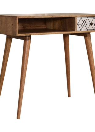 Triangle Printed Writing Desk