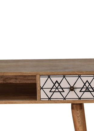 Triangle Printed Writing Desk