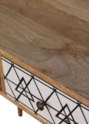 Triangle Printed Writing Desk