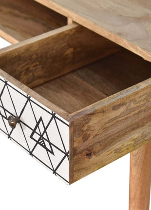 Triangle Printed Writing Desk