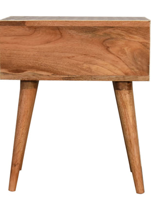 Honeycomb Bone Inlay Bedside