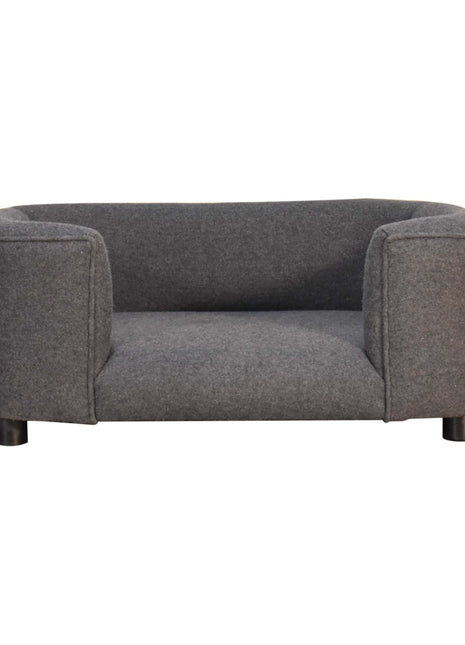 Battleship Tweed Pet Sofa Bed