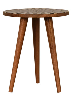 Mesa auxiliar en espiral