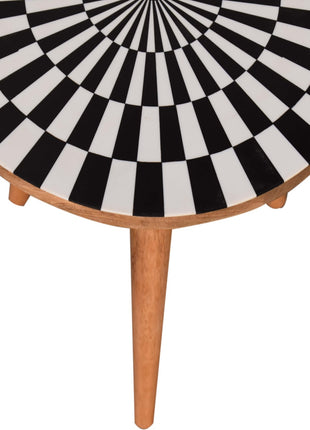Mesa auxiliar en espiral