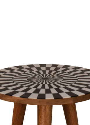 Mesa auxiliar en espiral