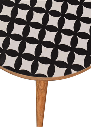 Monochrome End Table