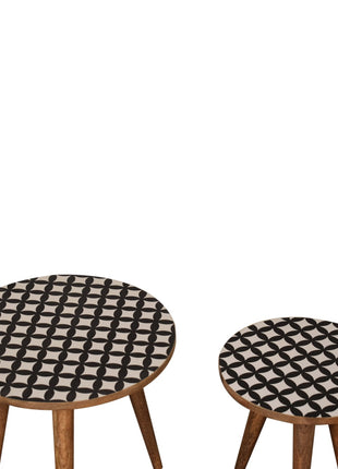 Monochrome End Table
