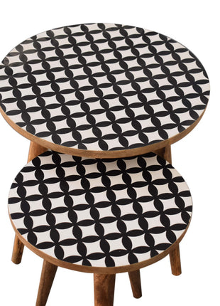 Monochrome End Table