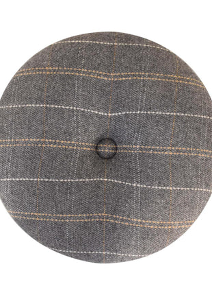 Tweed Patterned Footstool