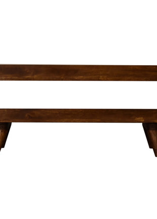 Brown Tweed Seat Pad Bench