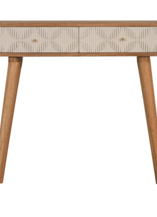 Milan White Console Table