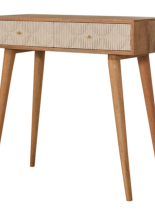 Milan White Console Table