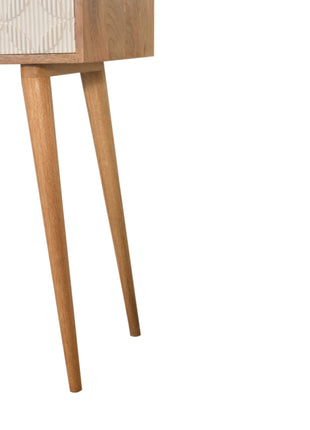 Milan White Console Table