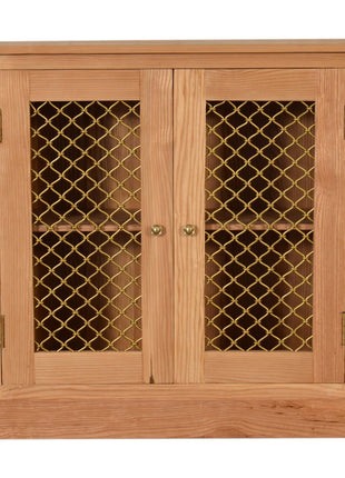 Caged Oak-ish Cabinet