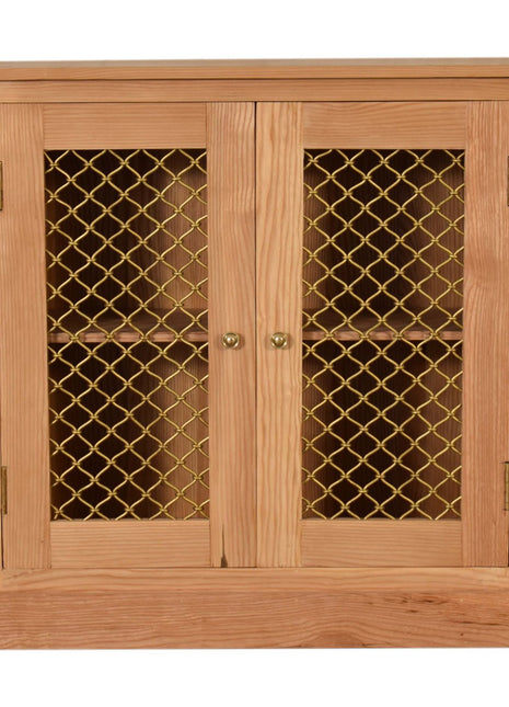 Caged Oak-ish Cabinet