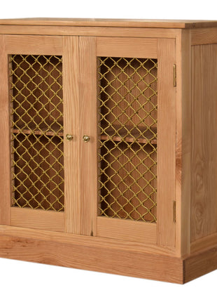 Caged Oak-ish Cabinet