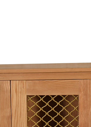Caged Oak-ish Cabinet