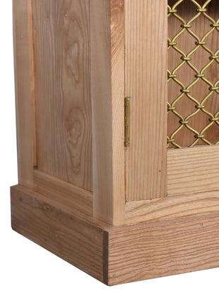 Caged Oak-ish Cabinet