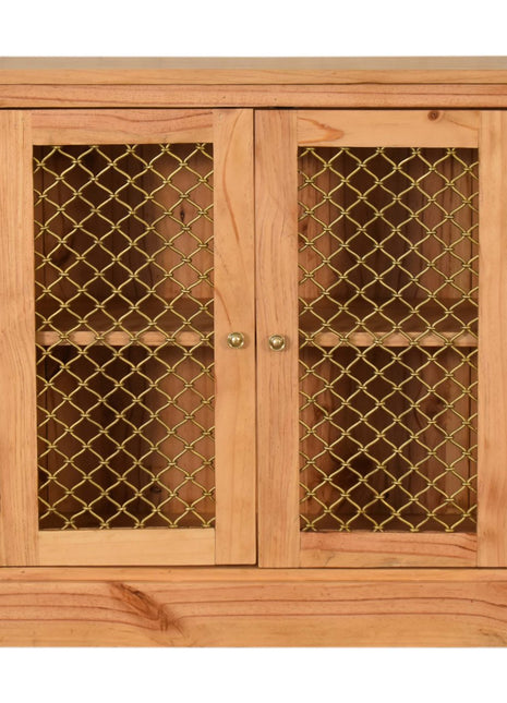 Caged Pine Cabinet