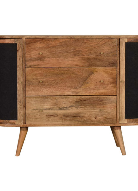 Close-knit Sofia Black Cabinet