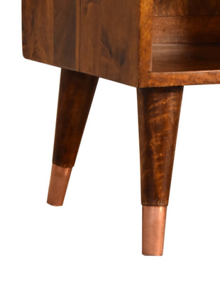 Manila Copper 1 Drawer Bedside