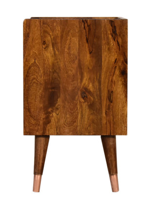 Manila Copper 1 Drawer Bedside