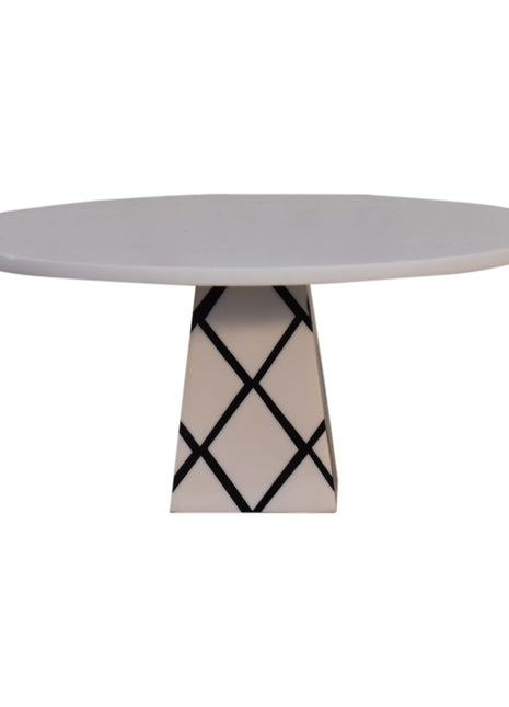 White Resin Cake Stand