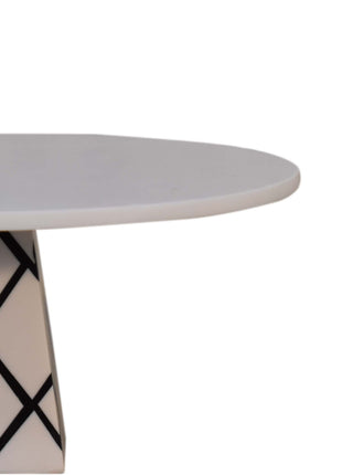 White Resin Cake Stand