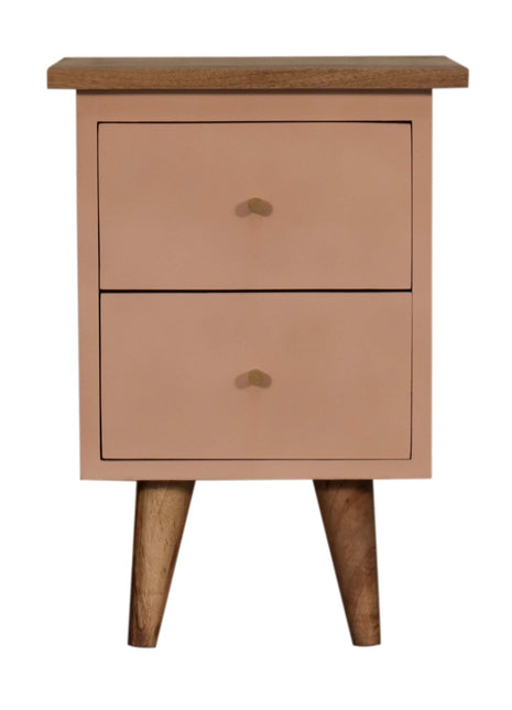 Blush Pink Hand Painted Bedside