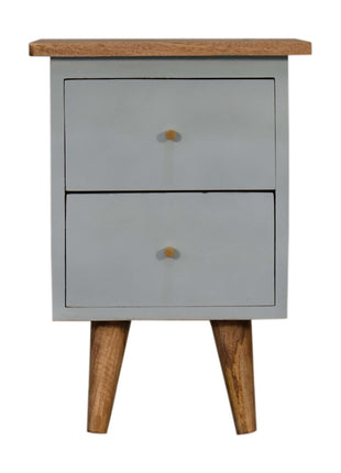 Sky Blue Hand Painted Bedside